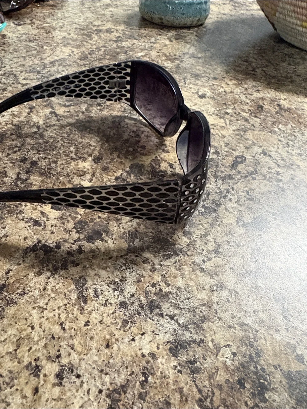 Source Unknown Black Women's Oversized Sunglasses